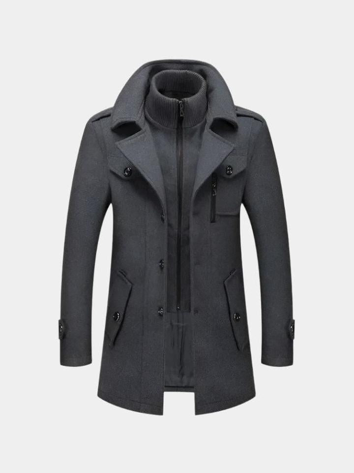 Abrigo de Invierno Hombre Elegante Clásico | Oliver™