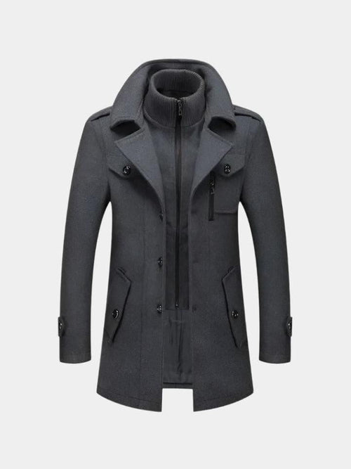 Abrigo de Invierno Hombre Elegante Clásico | Oliver™