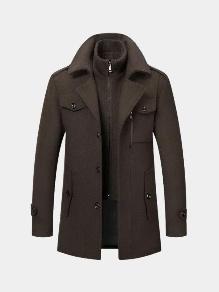 Abrigo de Invierno Hombre Elegante Clásico | Oliver™