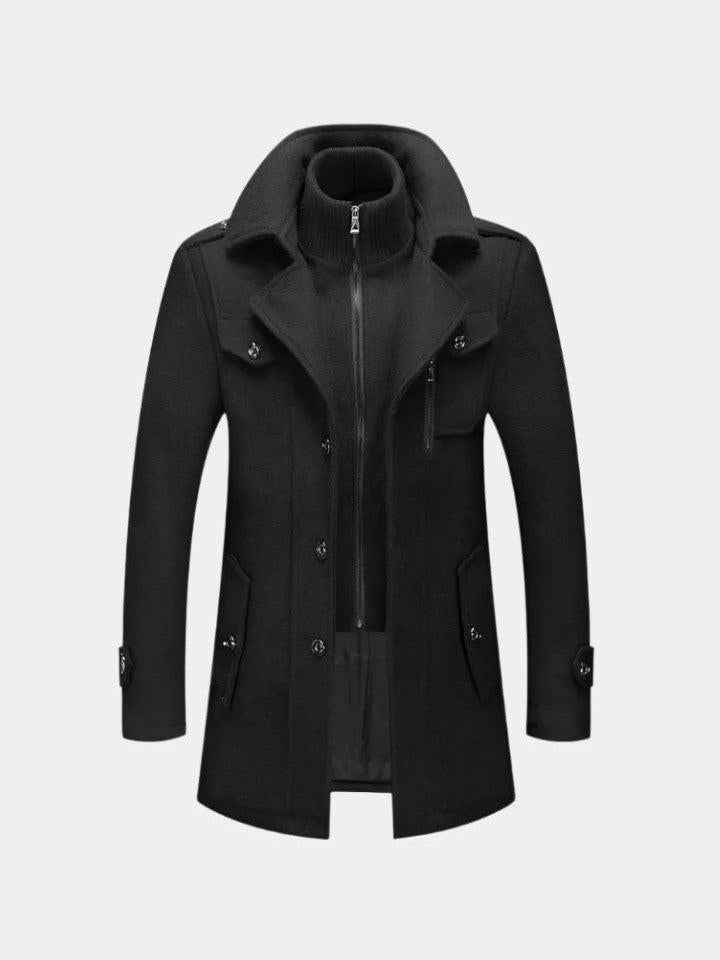 Abrigo de Invierno Hombre Elegante Clásico | Oliver™