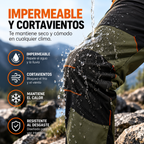 Pantalón Montaña Hombre Forro Polar Resistente al Agua | Hugo