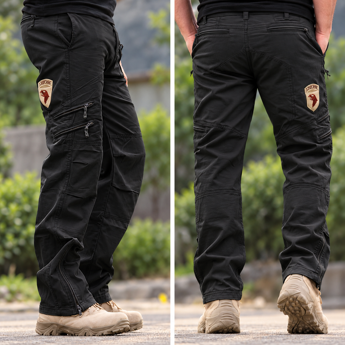 Pantalón Cargo Hombre Algodón Multibolsillos Casual | Diego