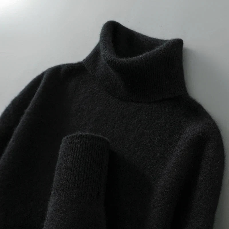 Jersey Cuello Alto Lana Relaxed Fit Mujer | Remy