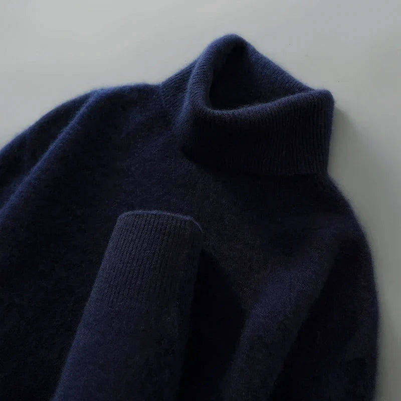 Jersey Cuello Alto Lana Relaxed Fit Mujer | Remy