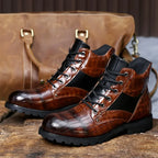 Botas Efecto Piel de Cocodrilo para Hombre | Dante