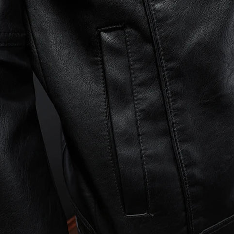 Chaqueta de Cuero Auténtico Hombre Ligera | Calvetti