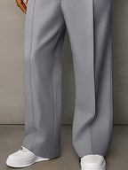 Pantalón de Traje con Cintura Elástica y Botones para Hombre | Gabriel
