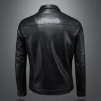 Chaqueta de Cuero Auténtico Hombre Ligera | Calvetti