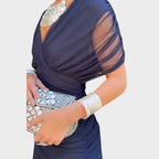 Vestido Midi Largo Con Escote En V