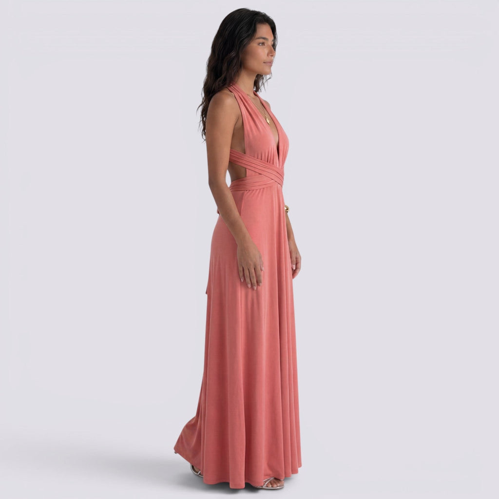 Vestido Largo Multiposición Mujer para Fiestas y Bodas | Maxi Elegante
