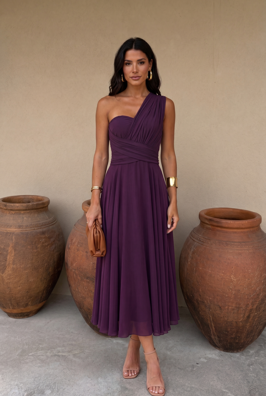 Vestido Midi Multiposición para Invitada de Boda | Murano