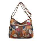 Bolso de piel con mosaico | Solara