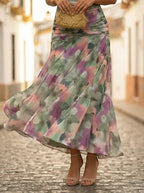 Vestido de Invitada de Boda Largo Elegante con Drapeado | Amparo