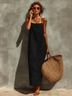 Vestido de Verano Largo Boho Casual con Tirantes | Belen