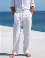Pantalon de lino ligero verano | Mateo
