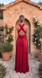 Vestido Largo Multiposición para Invitada de Boda | Casiopea