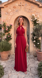 Vestido Largo Multiposición para Invitada de Boda | Casiopea