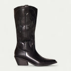 Botas Camperas de Acabado Envejecido Western para Mujer
