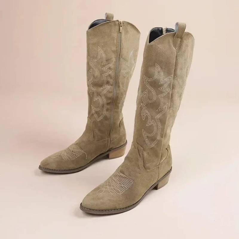 Botas de Ante Western Sierra Altas para Mujer