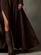 Vestido de Ante para Mujer Otoño | Alicia