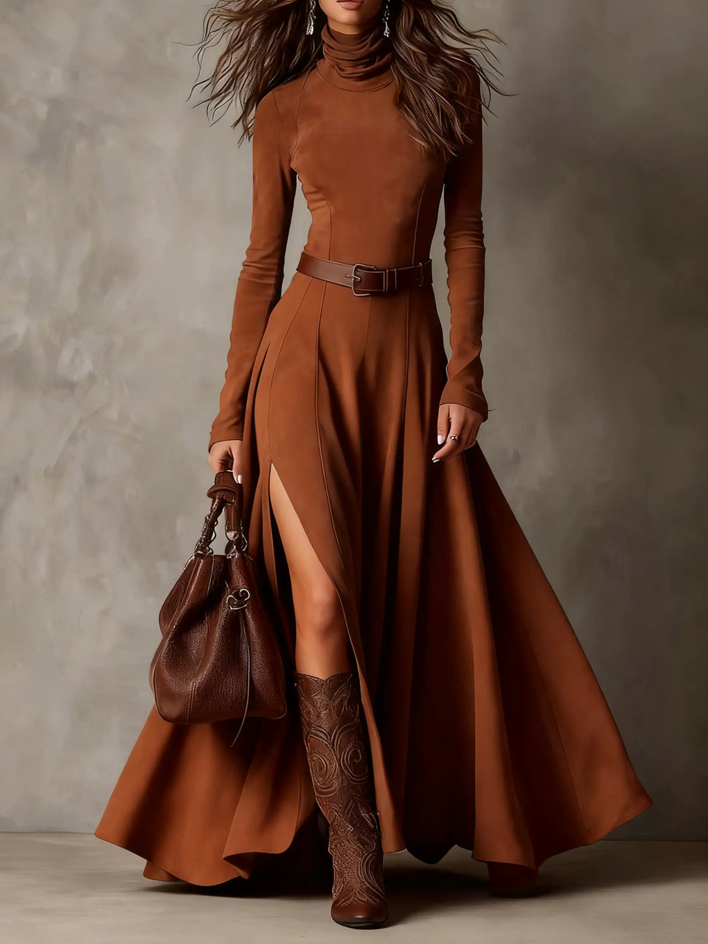 Alicia | Vestido de Ante