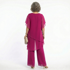 Conjunto Elegante de Ceremonia Mujer Túnica Asimétrica | Ainhoa