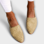 Mocasín con talón abierto y tejido trenzado | Inma