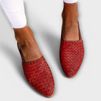 Mocasín con talón abierto y tejido trenzado | Inma