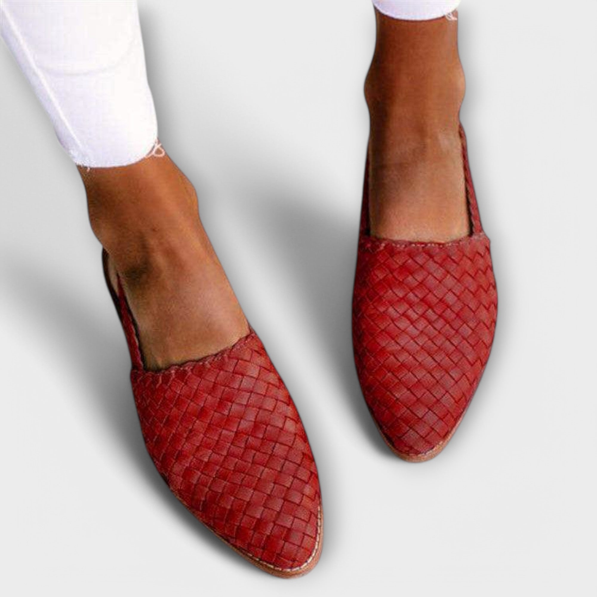 Mocasín con talón abierto y tejido trenzado | Inma