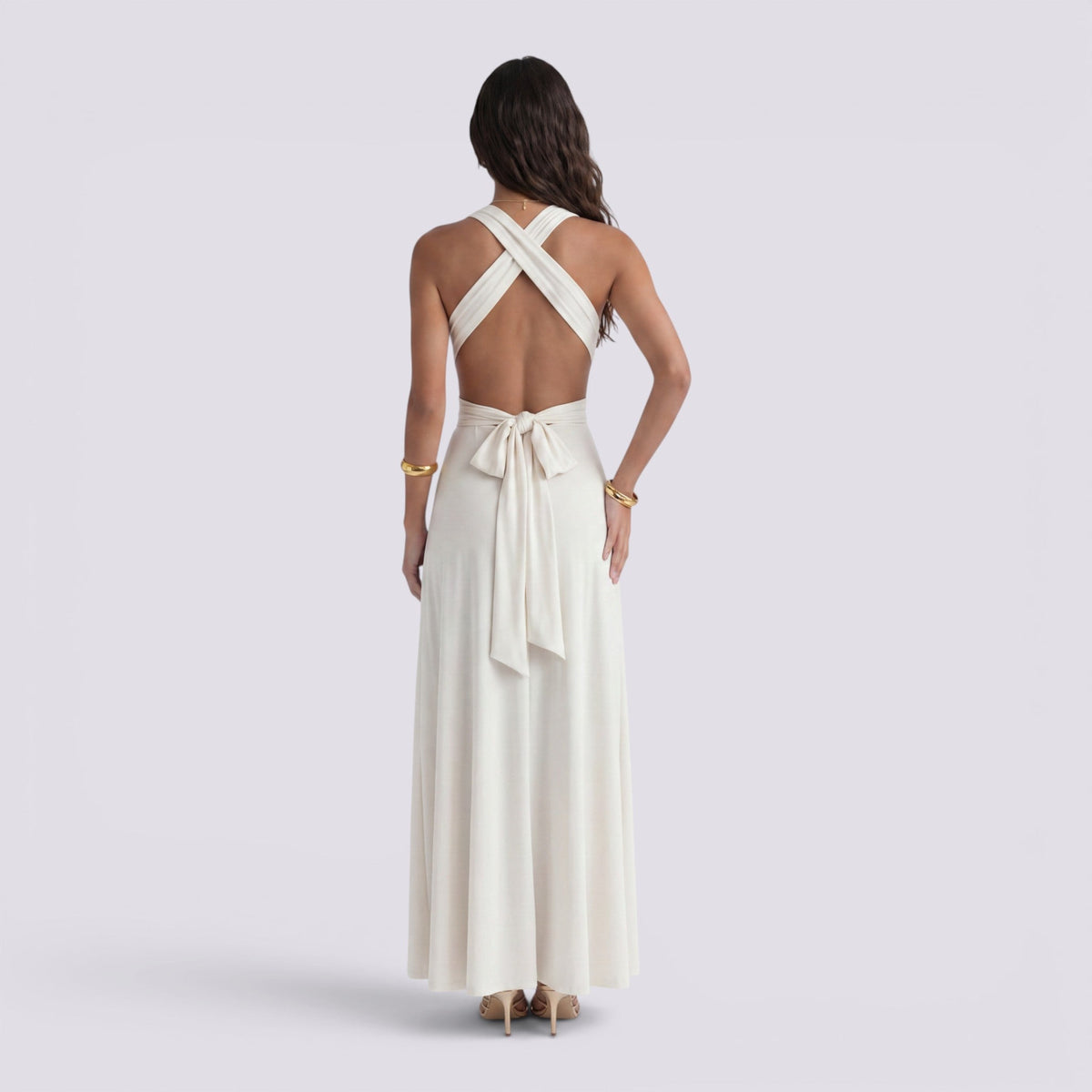 Vestido Largo Multiposición Mujer para Fiestas y Bodas | Maxi Elegante
