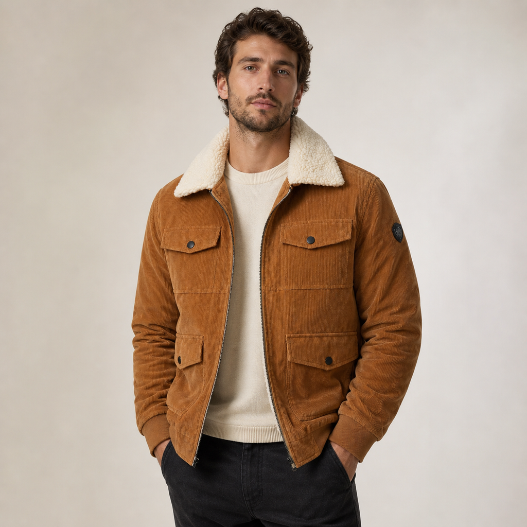 Chaqueta Pana Hombre con Forro Interior | Frontier