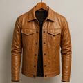 Chaqueta de Cuero Auténtico Hombre Ligera | Calvetti