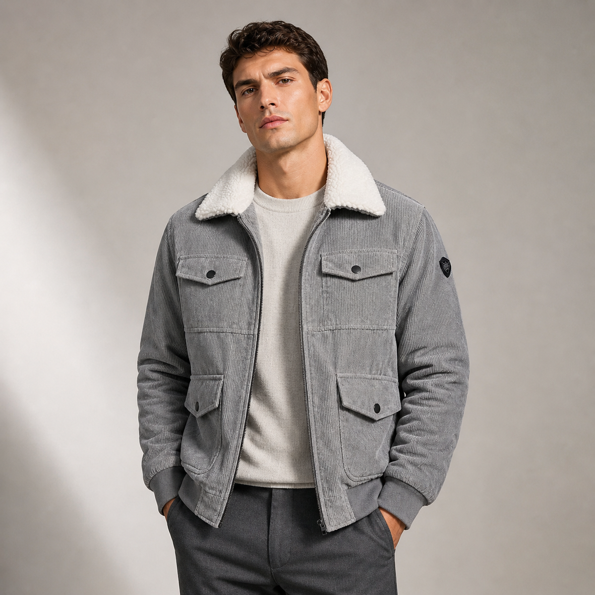 Chaqueta Pana Hombre con Forro Interior | Frontier