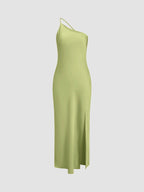 Vestido Largo Lencero Mujer Tirante Fino Espalda Abierta | Celia