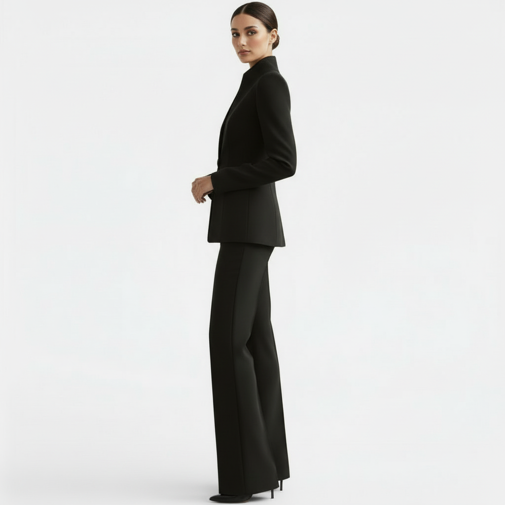 Conjunto de Traje Elegante para Mujer | Chaqueta y Pantalón Profesional
