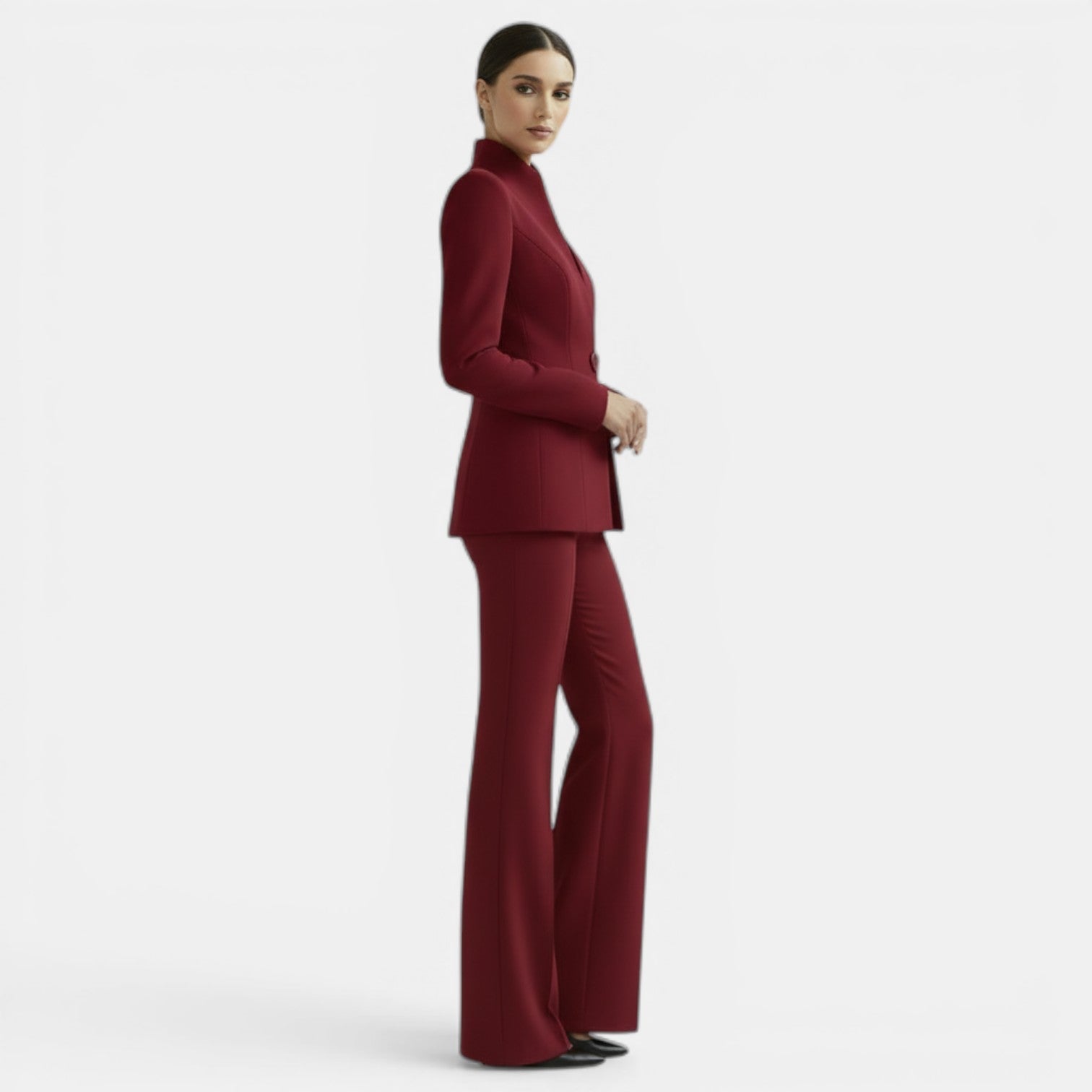 Conjunto de Traje Elegante para Mujer | Chaqueta y Pantalón Profesional