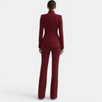 Conjunto de Traje Elegante para Mujer | Chaqueta y Pantalón Profesional