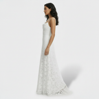 Vestido Largo Fiesta Mujer Floral Espalda Abierta | Sara