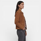 Chaqueta de Ante Marrón Mujer | Elena
