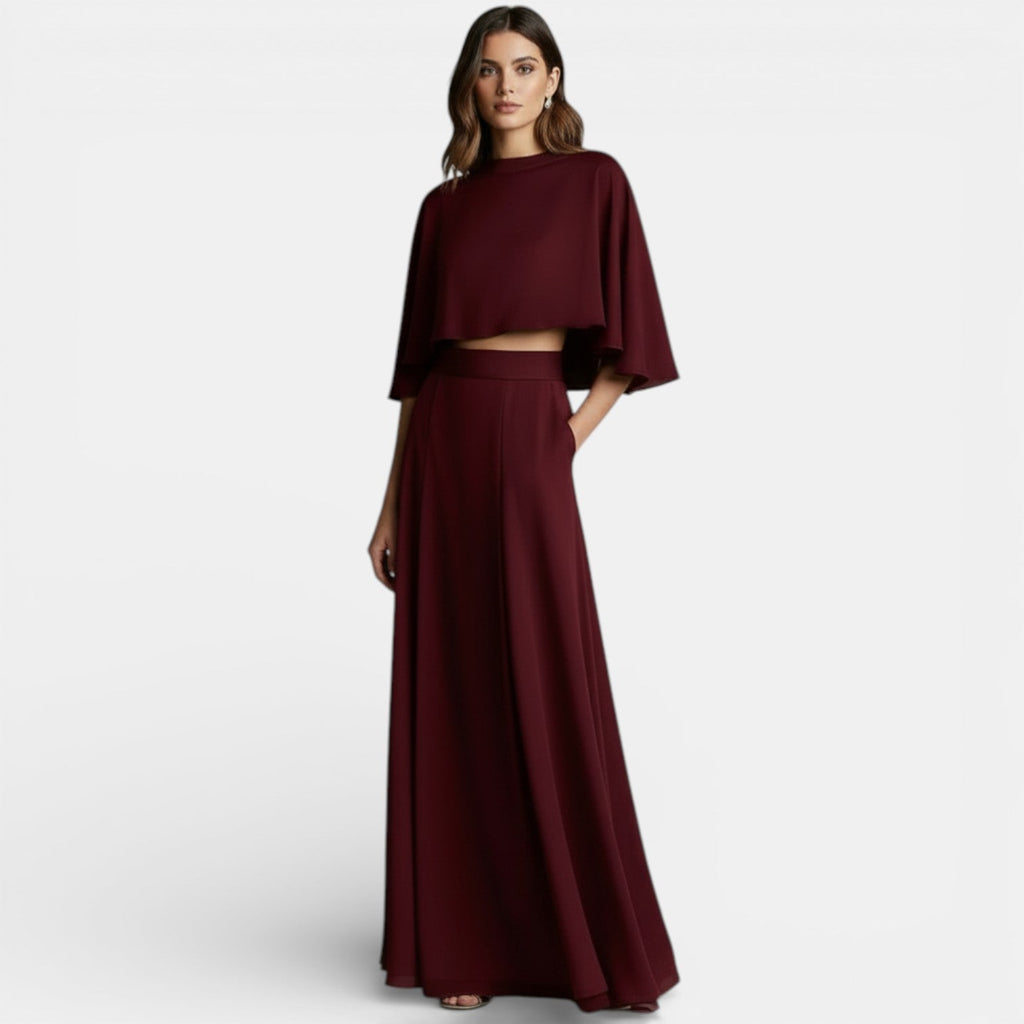 Conjunto Mujer Minimalista Elegante | Terracota