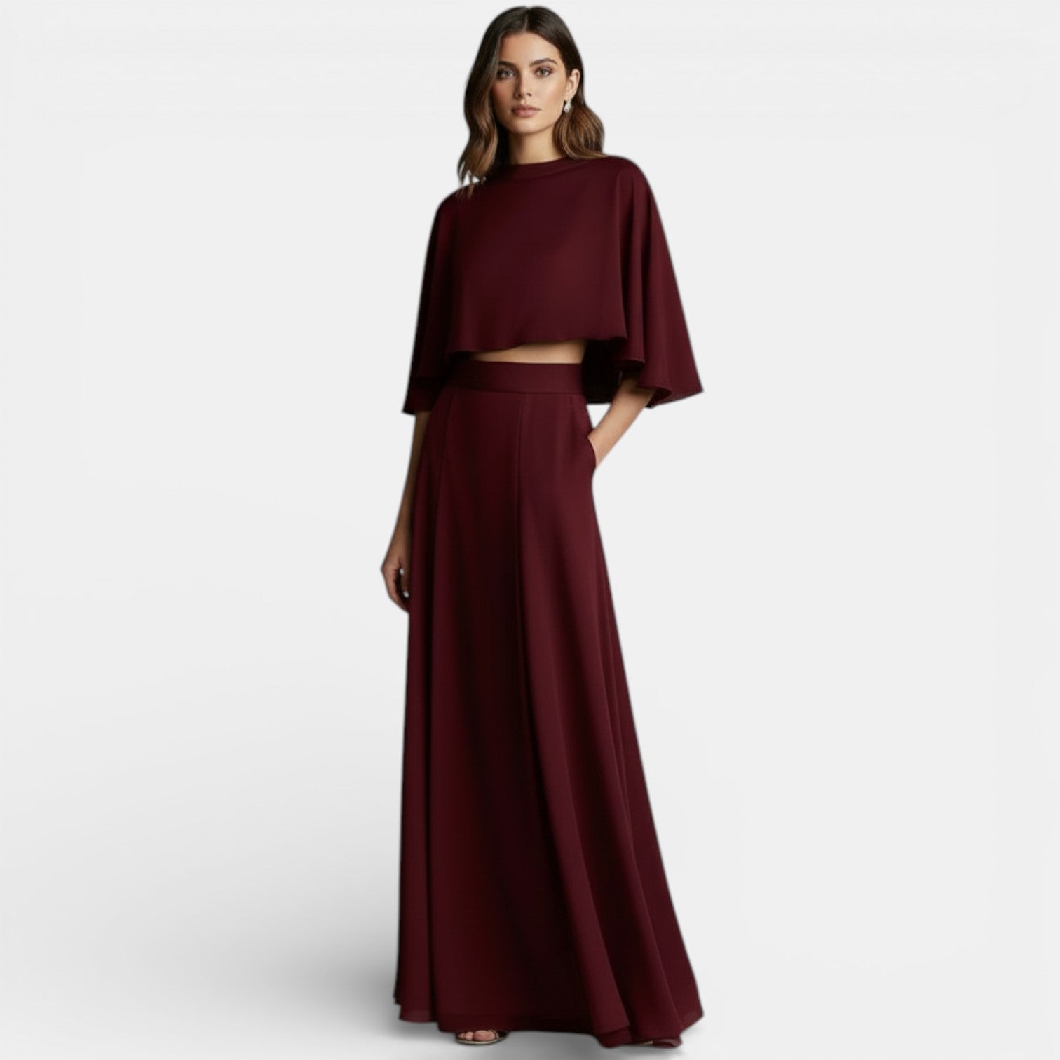 Conjunto Mujer Minimalista Elegante | Terracota