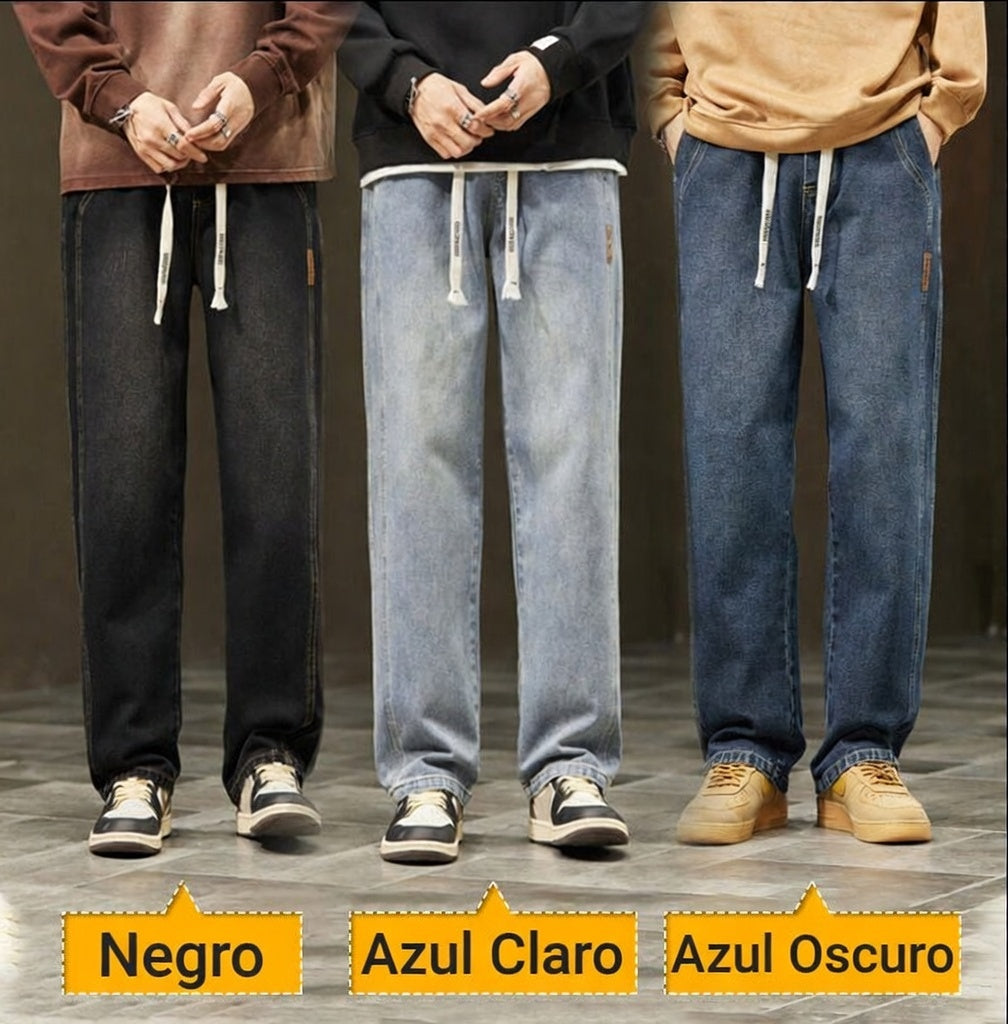Vaqueros anchos y rectos para hombre | Carlos