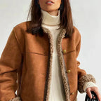 Chaqueta Clásica Entallada Mujer Marrón - Candela
