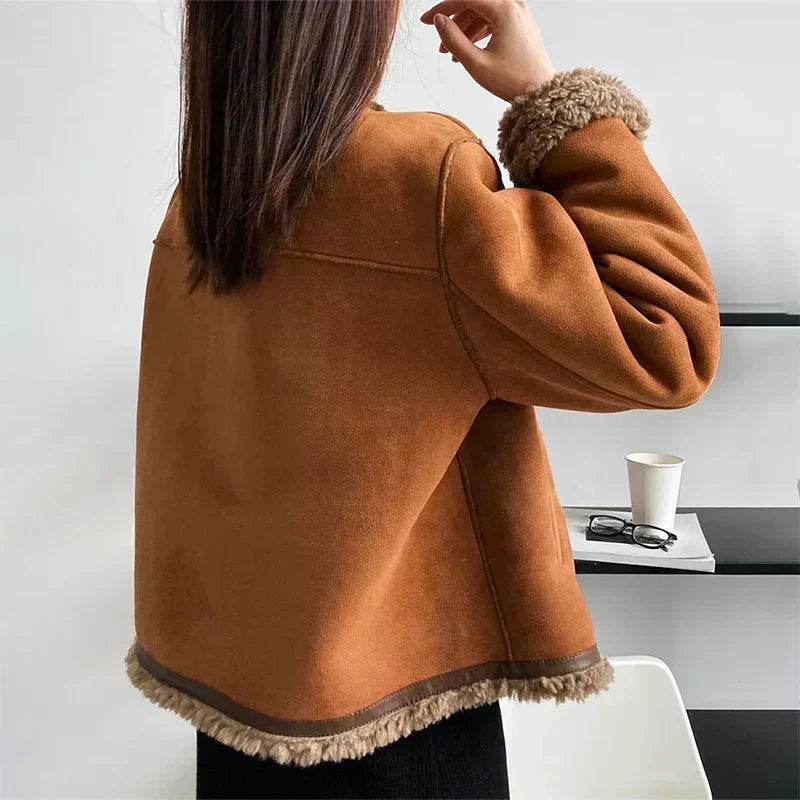 Chaqueta Clásica Entallada Mujer Marrón - Candela