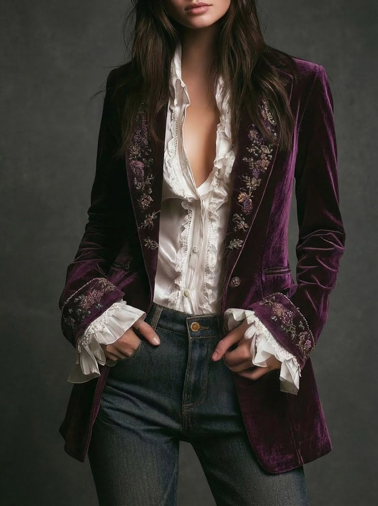 Chaqueta Larga Vintage Elegante Mujer | Morrison
