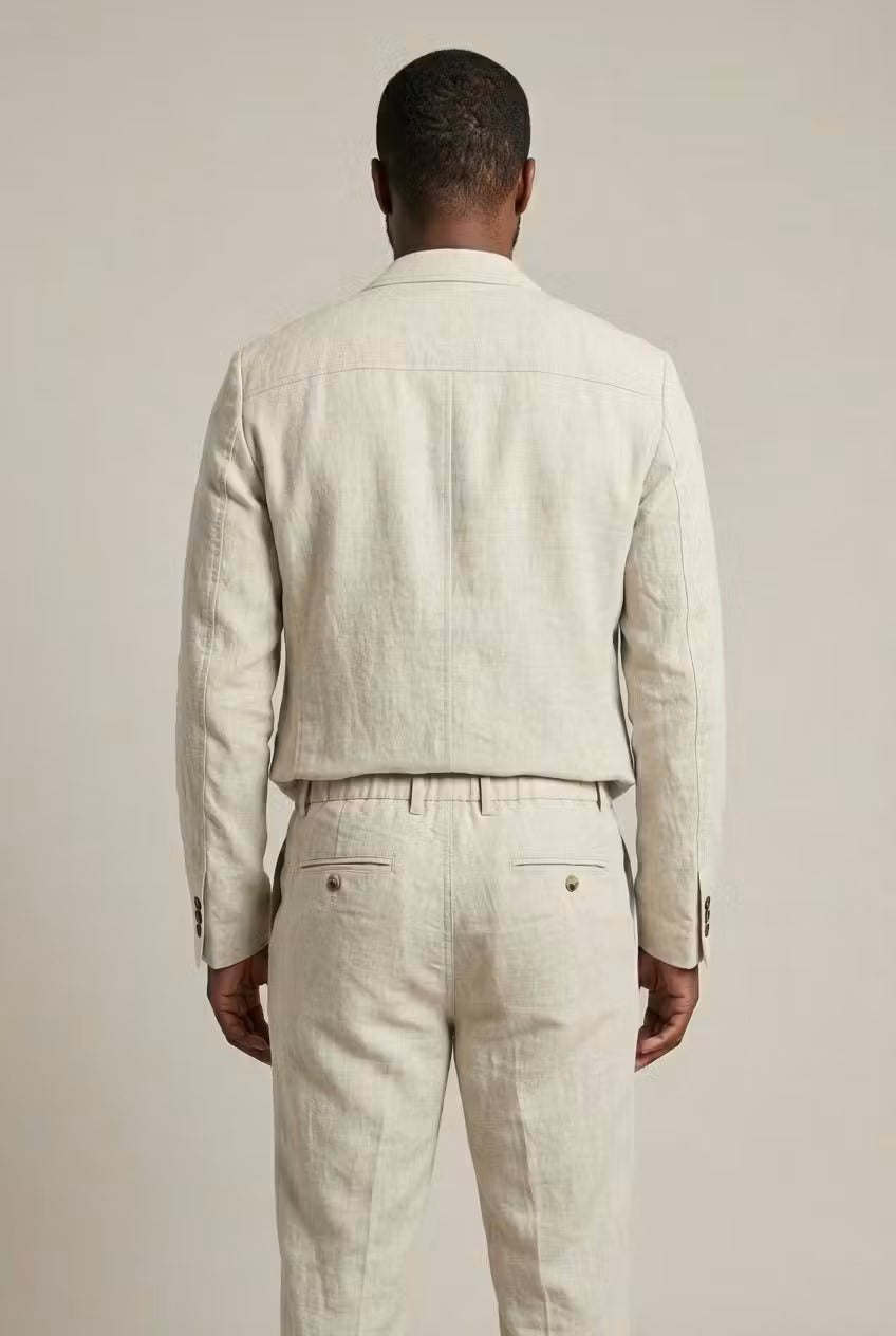 Traje de Lino Hombre Corte Relajado | Emilio