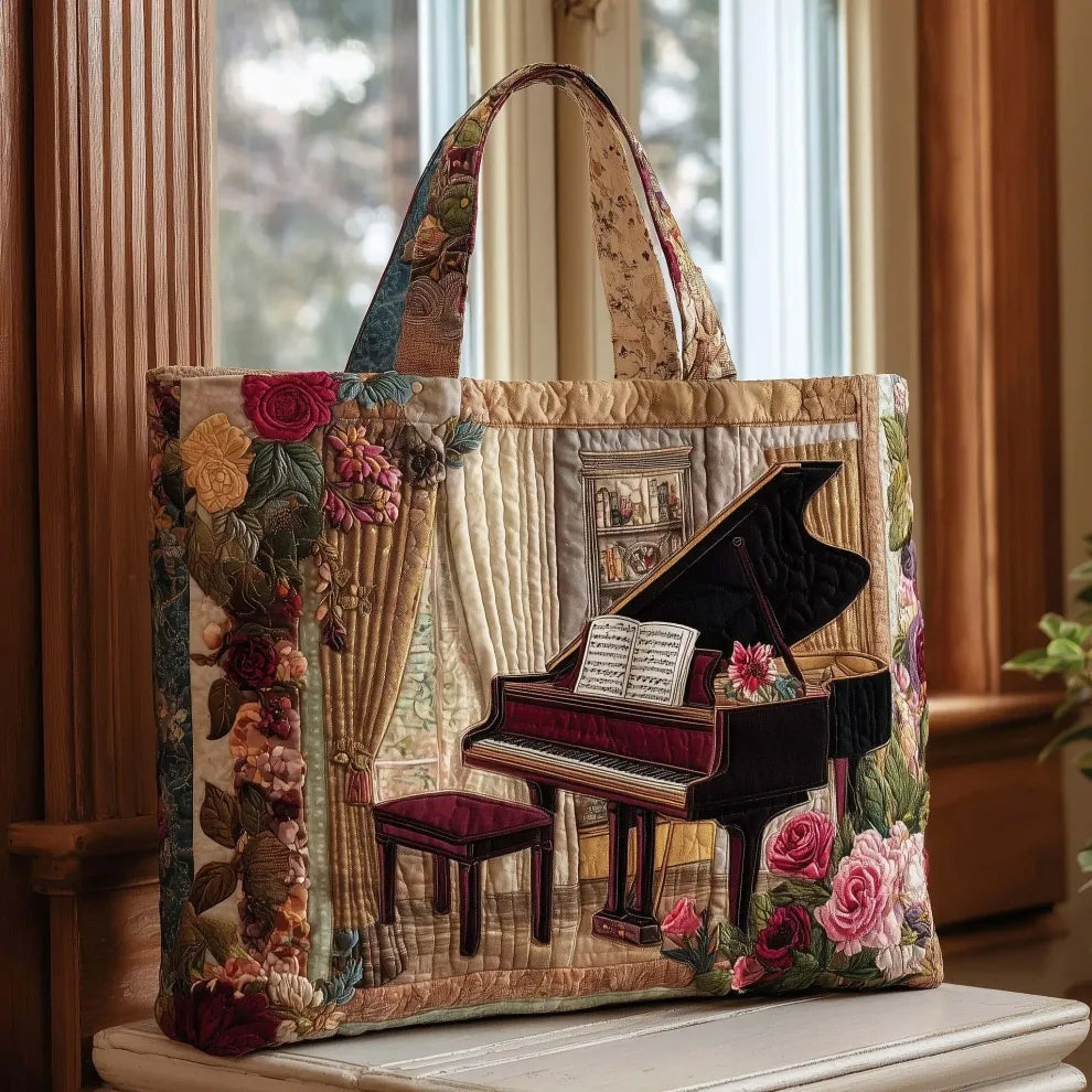 Bolso Tote Acolchado Artesanal Mujer Estampado Único | Encarnacion
