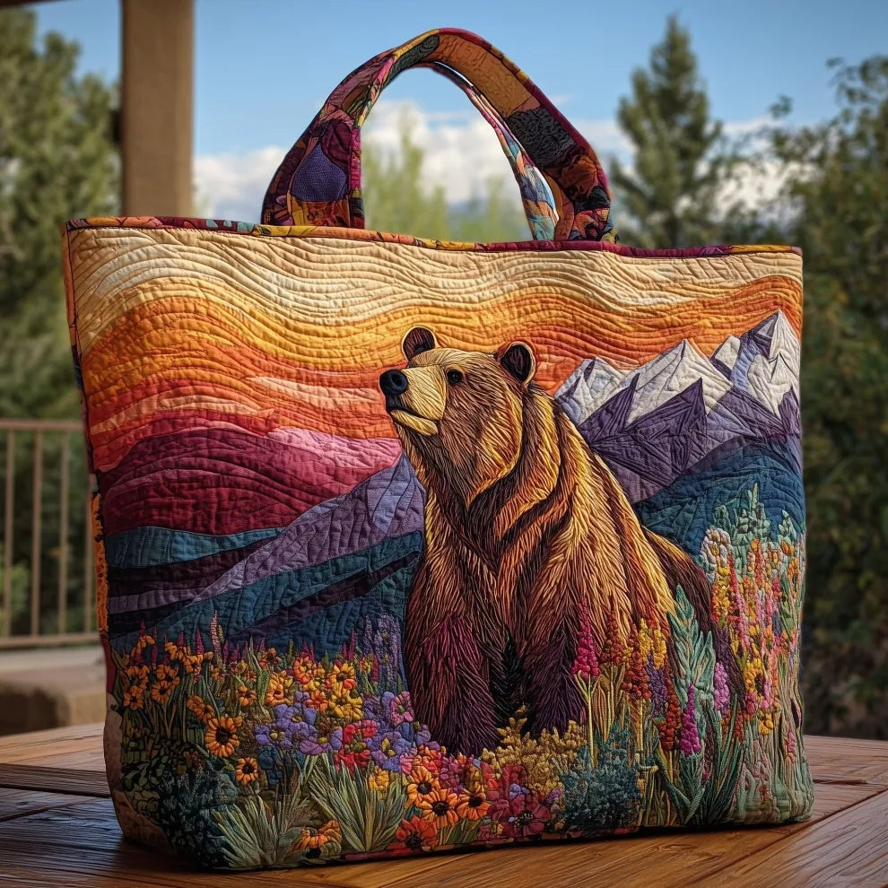 Bolso Tote Acolchado Artesanal Mujer Estampado Único | Encarnacion