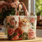 Bolso Tote Acolchado Artesanal Mujer Estampado Único | Encarnacion