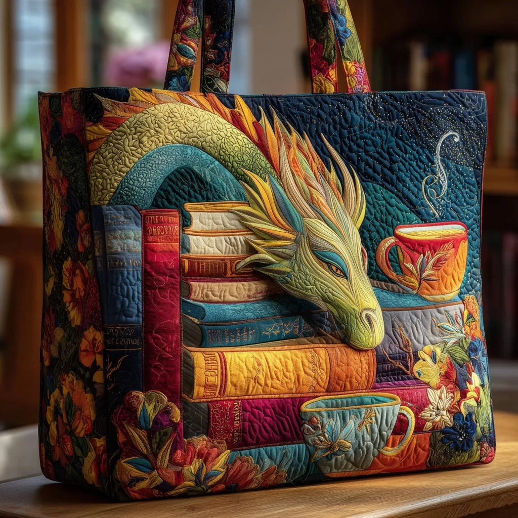 Bolso Tote Acolchado Artesanal Mujer Estampado Único | Encarnacion